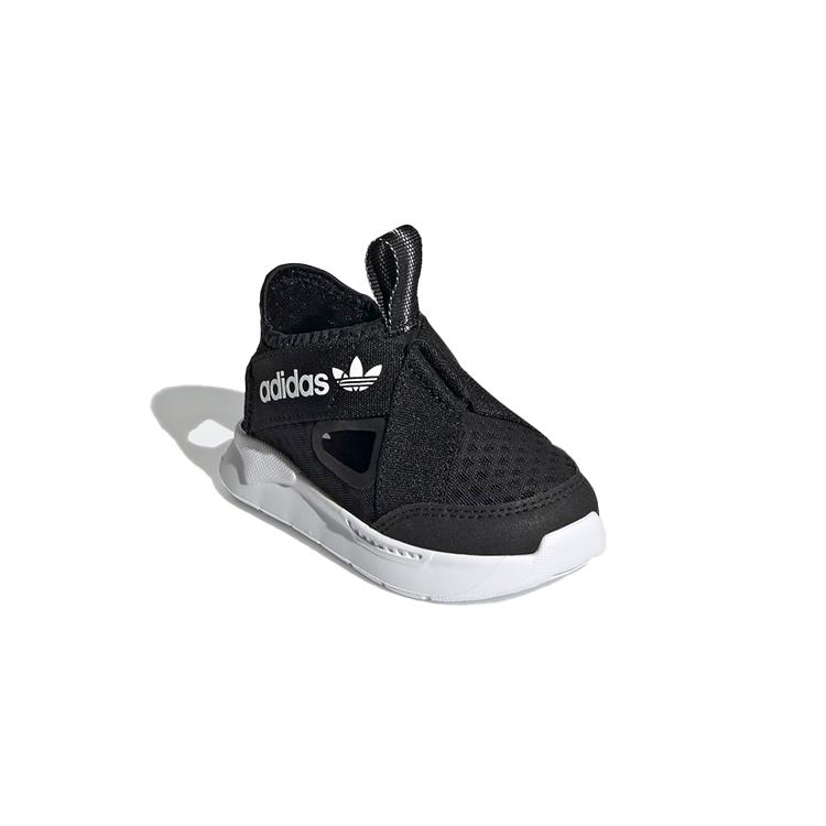 Adidas Originals 360 Sandals Slip Resistant Abrasion Resistant Low top Toddler Shoes Black Infant And Toddler FX4949