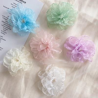 Decorazioni Fai da Te in Organza per Fermagli per Capelli Vestiti Borse Cappelli Artigianato Fatto a Mano Artigianato Fatto a Mano Boccioli di Fiore Tessuto Forniture Accessori