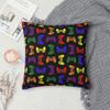 Housse de coussin carrée pour manette de jeu rétro Gamer Housse de coussin Housse de coussin Housse de coussin décoratif pour maison Sofa Salon