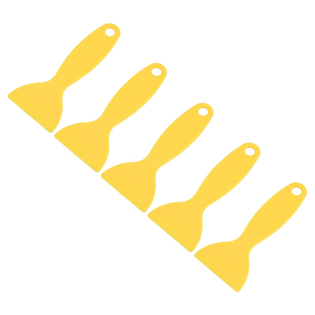 5pcs 3D Printer Spatula Flexible Plastic 3D Printing Resin Removal Scraper for WANHAO D8 for ANYCUBIC for Nova Yellow
