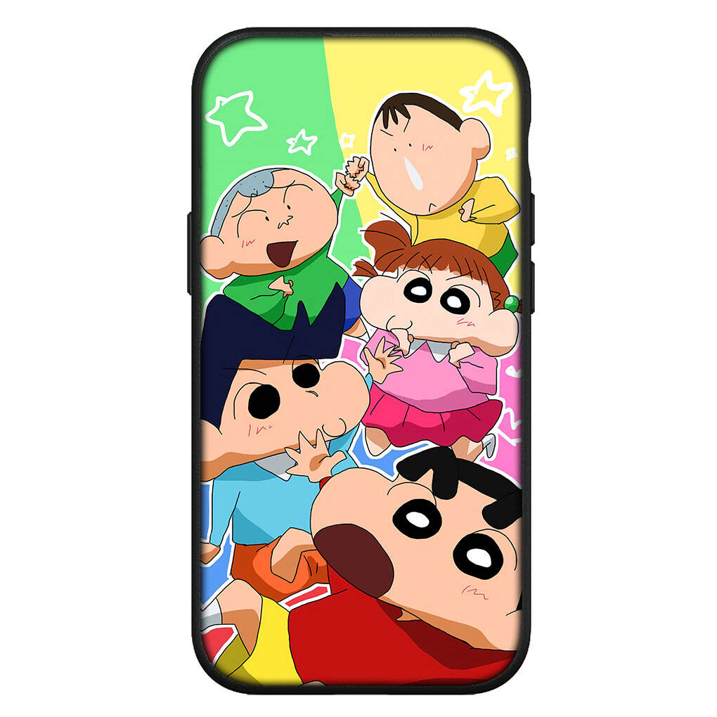 Cover for iPhone 17 16 15 Xiaomi Poco Redmi Note 14 13 12 11 Pro Max 9 16e Samsung Galaxy S25 S24 S23 OPPO Huawei Crayon Shin Chan Shinchan Phone Case