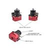 Universal Fuel Pressure Regulator Kit Car Fuel Pressure Regulator 100psi Adjustable Oil Gauge AN 6 Fitting End Oil Hose Fitting