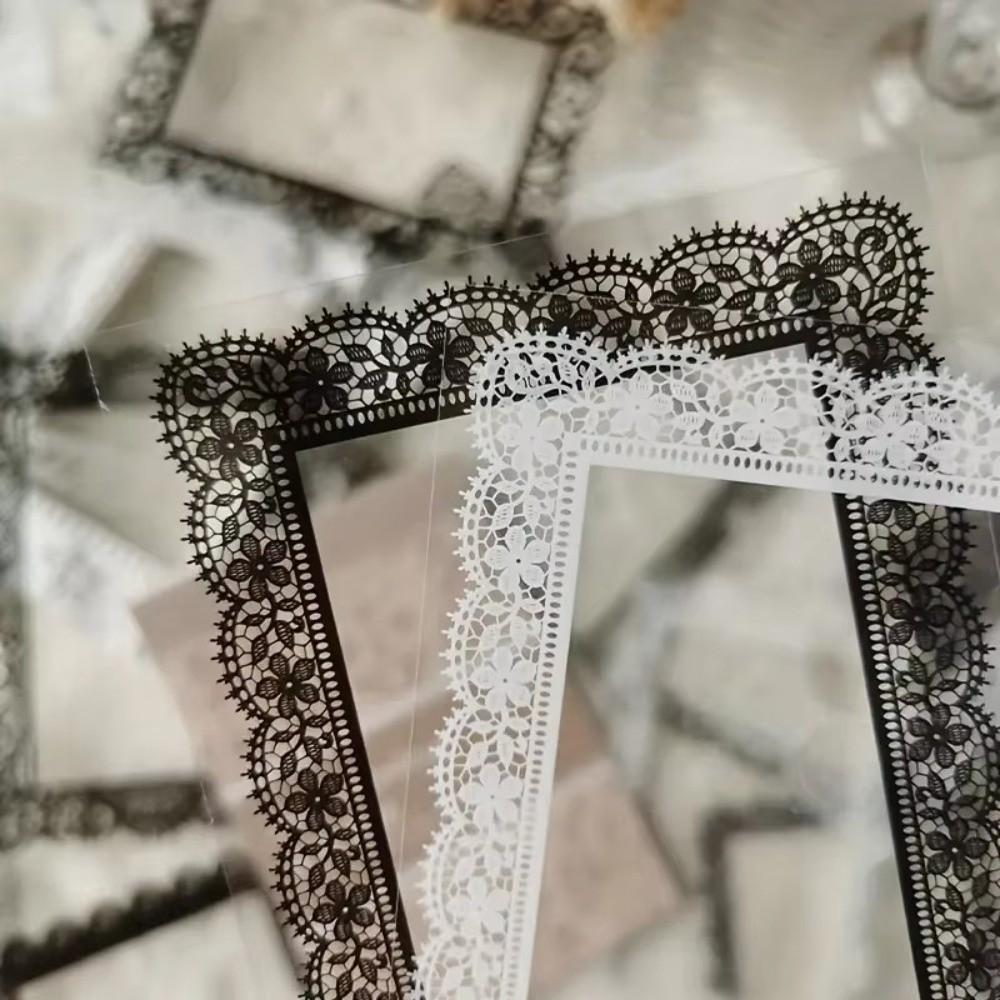 30Pcs Handmade Decorative Scrapbooking Black And White Creative Background Paper Journal Stationary
