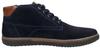 Bugatti Boots Sneakers Leather Comfortable Width Dark Blue