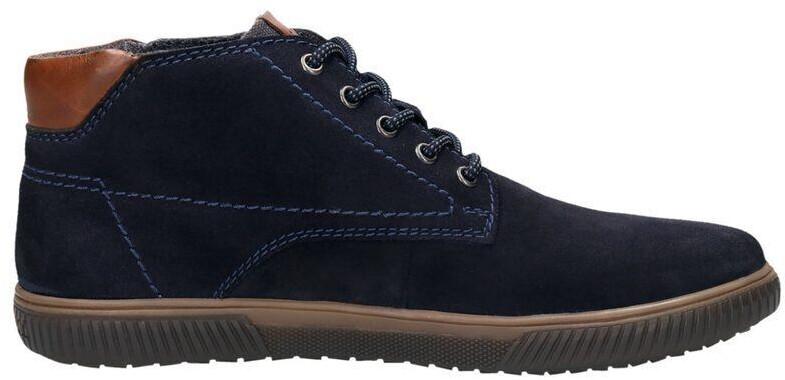 Bugatti Boots Sneakers Leather Comfortable Width Dark Blue