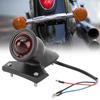 Universal Motorcycles Plating Retro Taillights Tail Brake light Lamp Black SLJ W042B