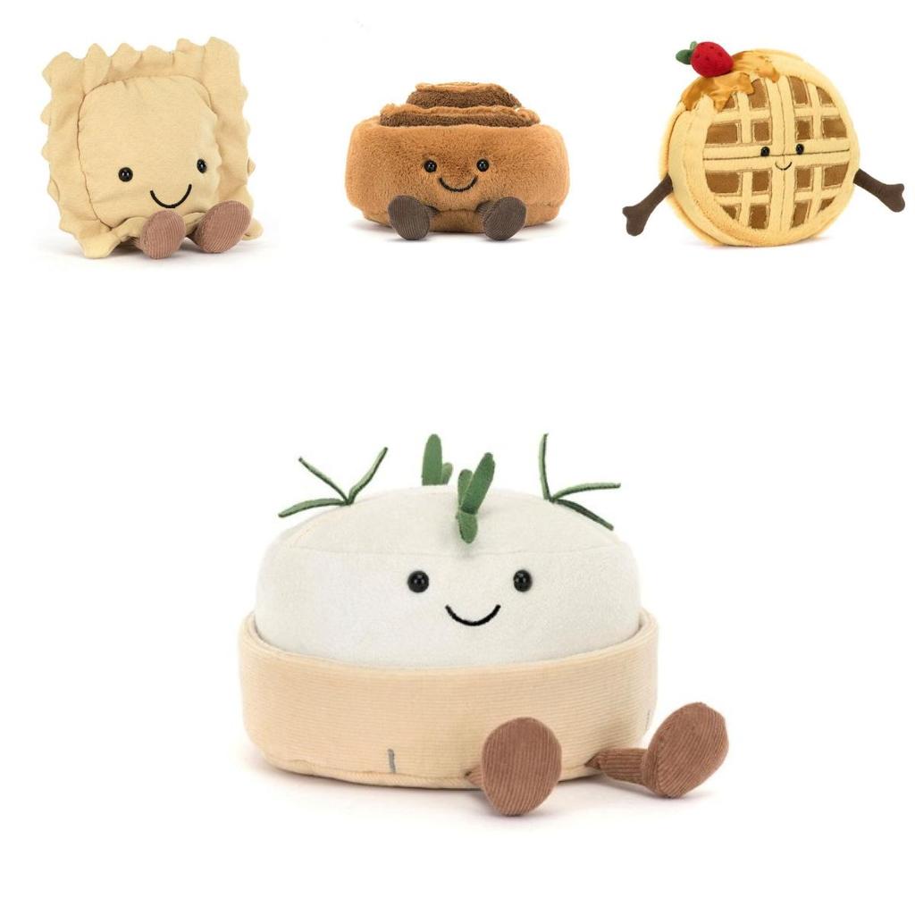 Peluche Torta Formaggio Fragola Limone Per Bambini E Collezionisti