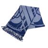 Cashmere Click Crack Scarf Navy Cashmere Used