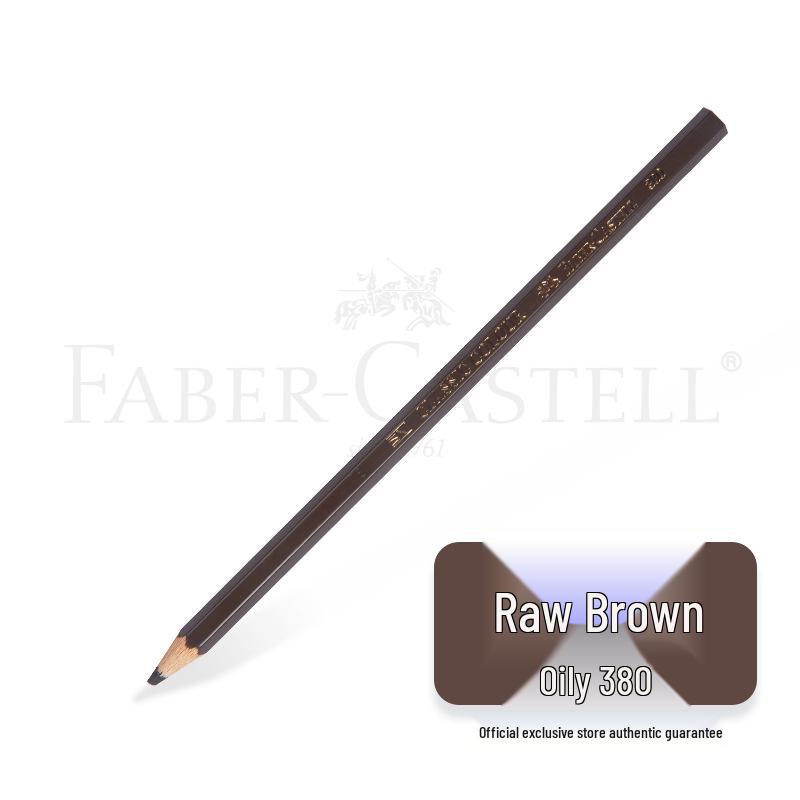 Faber-Castell Art Oil-Based Colored Pencils Set - Red, White, Black, and 60 Single and Complementary Colors.