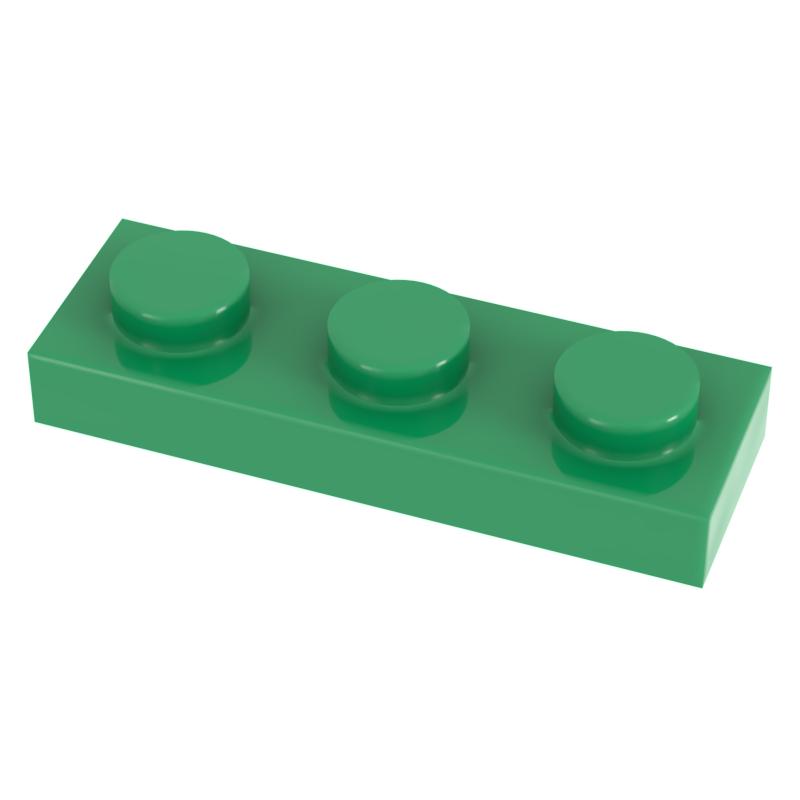 

Non-Toxic [Funbrick]50Pcs Plate 1X3 3623 Compatible With Famous Brand Building Block Classic Building Blcok Toys Moc Diy