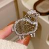 Delicate Goat Sheep Brooch Shiny Rhinestone Inlaid Unisex Fashion Pin Perfect Jewelry Gift For Women Girls Birthday Party