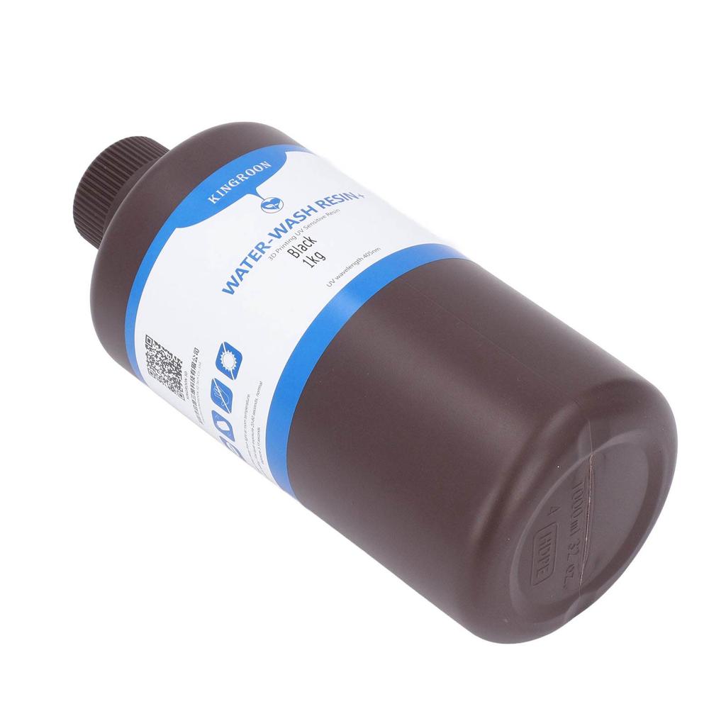 3D Printer Resin Castable Photopolymer UV Curing Resin for LCD DLP SLA 3D Printer Black 1000g