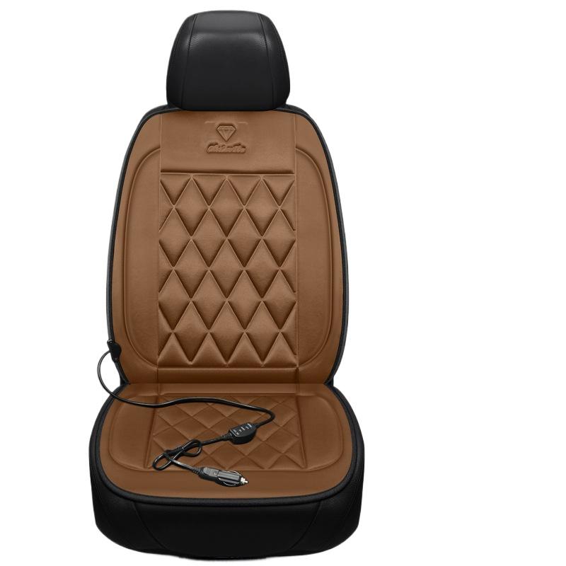 Winter Heated Car Seat Cover 12V Heating Warmer Car Seat Cushion Auto Universal Car Seat Protector Cloak Cover Pads