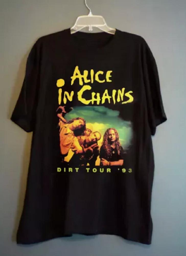 

Alice In Chains Tour 1993 Cotton Gift For Fan S to 5XL T-shirt Unisex T-Shirt L