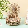 3D Dream Amusement Park Wooden Jigsaw Puzzle: Children's Educational Toy and Desk Ornament