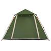 Dome Camping Tent for 4 Persons Green Quick Release System
