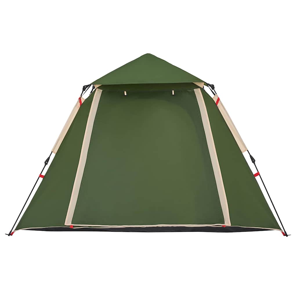 Dome Camping Tent for 4 Persons Green Quick Release System