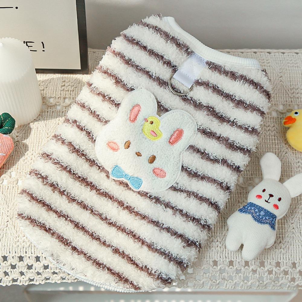 Puppy Flannel Warm Cat Teacup Dog Small Milk Dog Dog Cat Teddy Clothes Dog Vest Pet Supplies