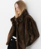 Atelier Nain (Jk-3057)Two Tone Flow Fur Jacket