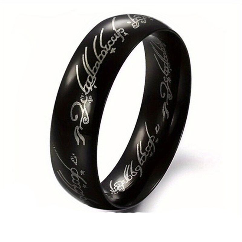 

Мужское модное кольцо из нержавеющей стали с цирконом, для повседневной носки, для банкетной вечеринки, праздника, дня рождения, юбилея, подарок 13 чёрный