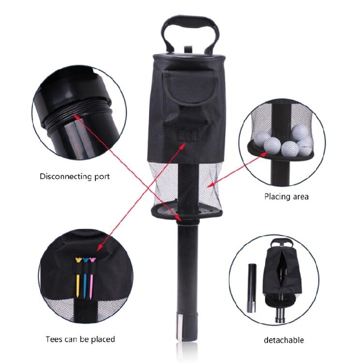Golf Ball Retrievers with Removable Tube Portable Golf Ball Collector Pickers Golf Ball Pick Up Tool Golfer Equipment