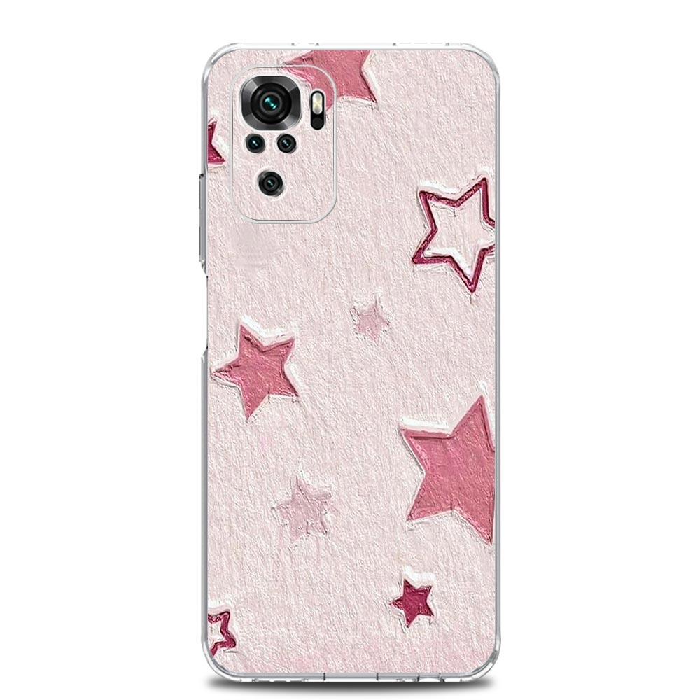 love flower Art Phone Case For Xiaomi Redmi Note 15 14 13 12 4G 10 11 Pro Plus 5G 14C 13C 12C 10C Clear Cover
