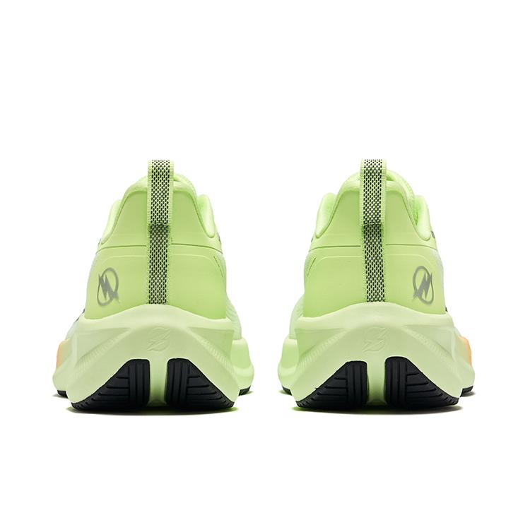 Erke Lightning 4 Summer Shock Absorption Breathable Low Top Running Shoes Men sneaker Fluorescent-Green 51125103060-503