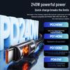 Zinc Alloy Fast-Charging Cable with Digital Display for Huawei & Apple