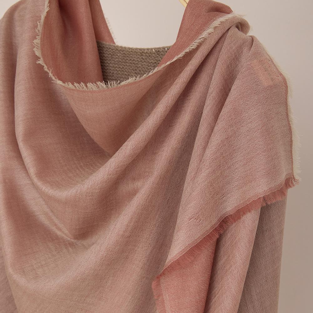 2025 Women's Water-Soluble Wool Satin Double-Sided Winter Scarf & Snood