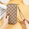 Women's Wallet New Vintage Trendy Printed Large Capacity Clutch Double Zipper Phone Bag
