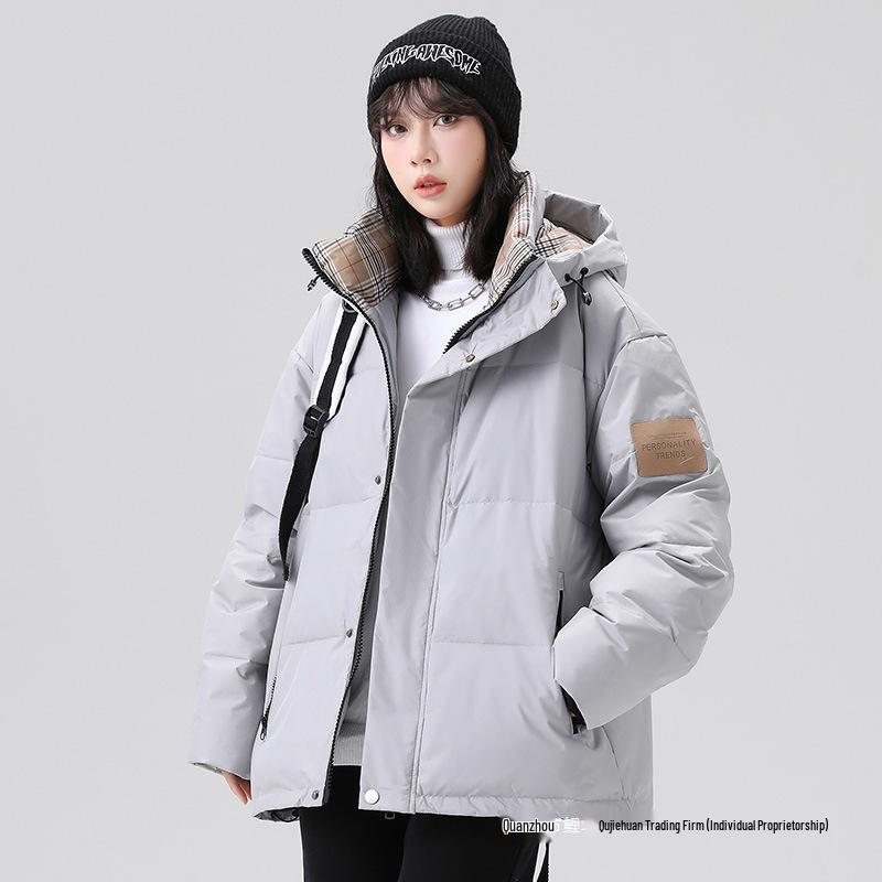 25th Anniversary Unisex Hooded Down Jacket - Winter Casual Style