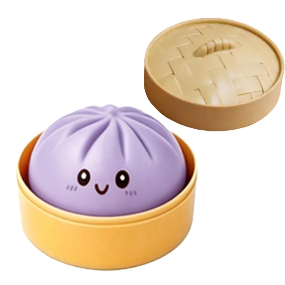 Tlakové knedlíky Knedlíkové squishies Roztomilá barevná houska Hračka pomalu se vracející Úleva od stresu Fidget hračka Pro děti Dospělé Antistresový dárek