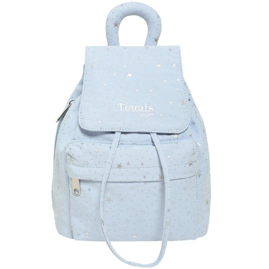A Canvas Backpack with Polka Dots and A High Level of Appearance