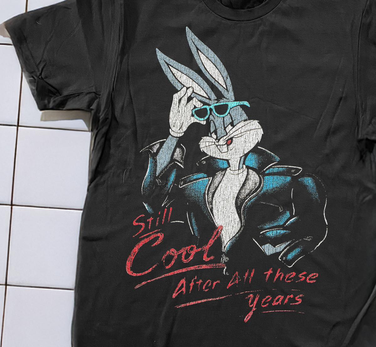 90 s Bugs Promo T-Shirt Black XXL XL