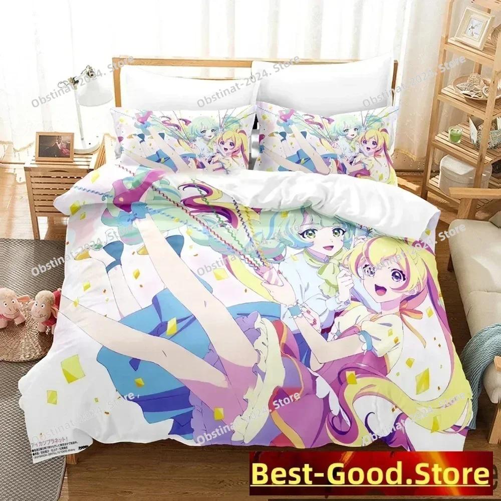 Comforter Aikatsu Idol Activity Anime Bedding Set Printed With Bed Soft Single Double Queen Super King Size