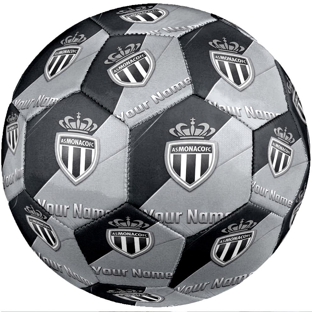 Monaco FC Fashion Size 5 Football Wearproof Non‑Slip Soccer Ball For Sports Training Entertainment Use