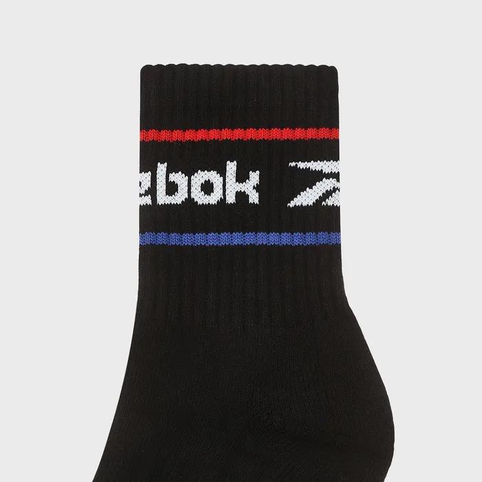 Graphic Crew Socks - Black