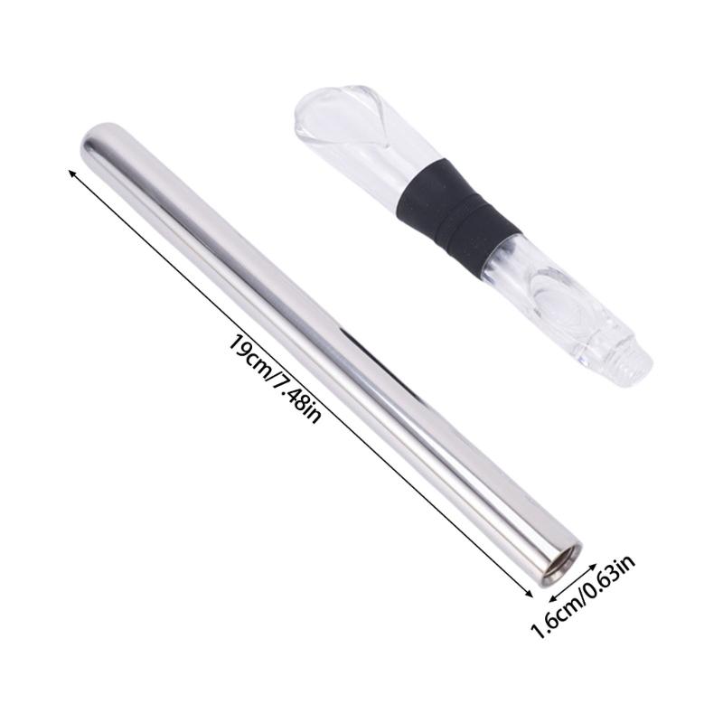 Wine Chiller Rod Stainless Steels Wine Cooling Stick Beer Beverage Freeze Stick Ice Wine Coolers for Red Wine Cooling