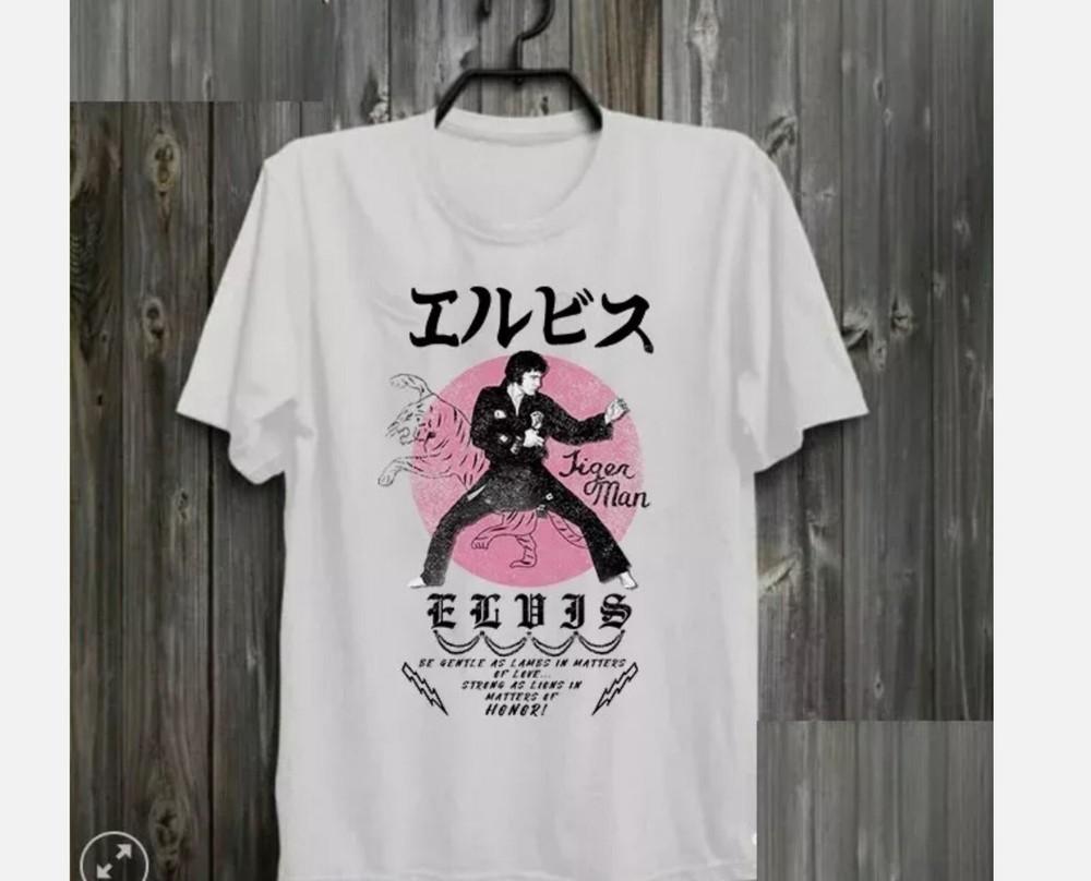 

Elvis Presley tiger Retro Shirt, fan gift L