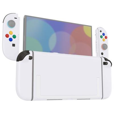 EXtremeRate Guscio di Ricambio Fai da Te Bottoni per Nintendo Switch Set Completo Personalizzato con Piastra Posteriore e Bottoni Alloggiamento Controller per Switch 2 Deluxe