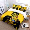 Soccer-Themed Bedding Set Bedding set (1 duvet cover, 2 pillowcases, duvet not included)