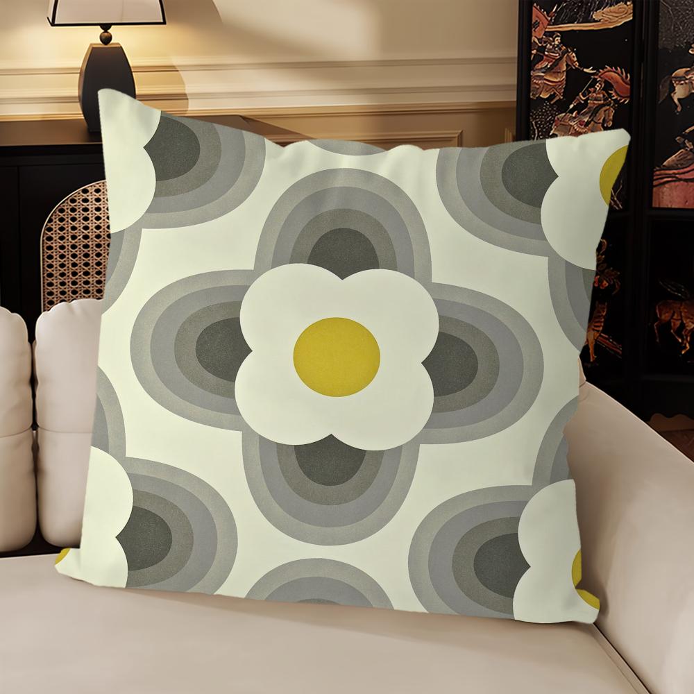 Ästhetische Kunst O-Orla Kiely Blumenstiel Kissenbezug Sofa Wohnzimmer Schlafzimmer Kopfteil Rückenlehne Kissen Quadratisches Kissen Nickerchenzeit