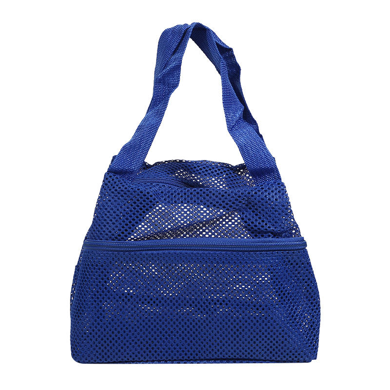 Portable Mesh Beach Bag Multifunctional Clear Shower Cosmetic Bag Storage Pouch Toiletries Organizer Travel Wash Bag Gym