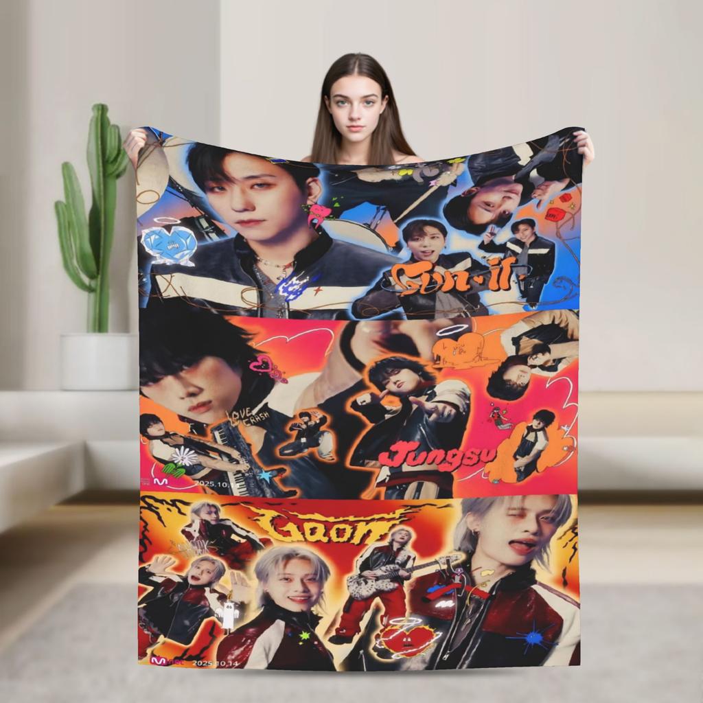 Xdinary Heroes Boy Group Blankets Super Soft Fleece Comfort Gift Throw Blanket Bedding Throws