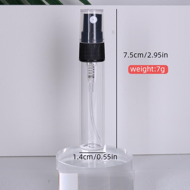 Special sale 50/piece 5ml transparent high quality glass perfume bottle spray bottle mini portable travel sub-bottle