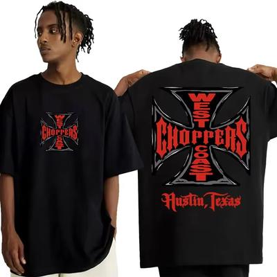 T-shirt Grafica Croce di Ferro Abbigliamento Uomo Streetwear Harajuku T-shirt Moda Unisex T-shirt Oversize Cool