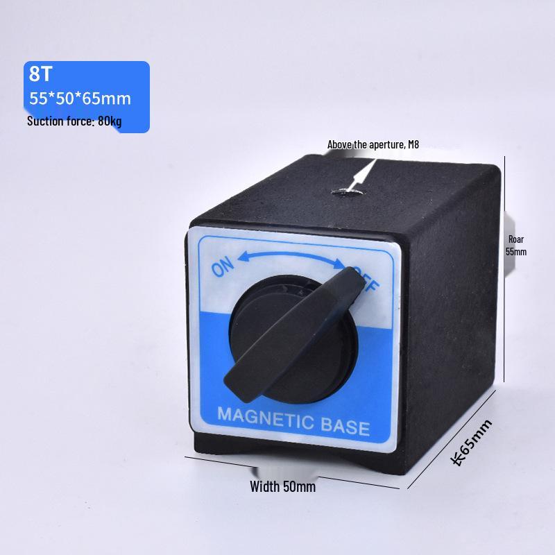 V-Shaped Magnetic Base Stand for Wire EDM, Strong Magnet with Triangular Design in Sizes 6T-12T