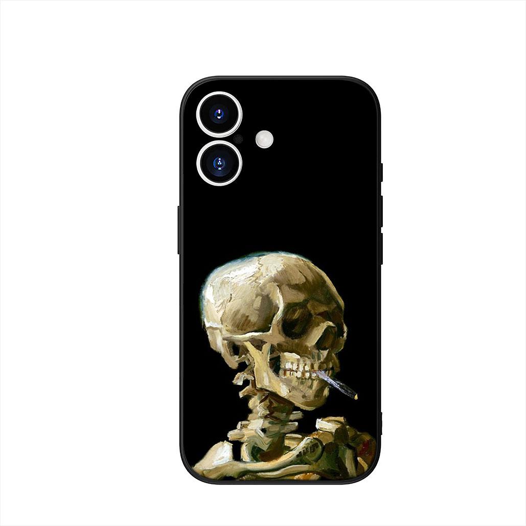 

Starry Night Van Gogh Sky Art Phone Cover Case for Apple iPhone 17 16 15 11 Pro XS Max XR 6 7 8 Plus + SE 2020 5 16E Casing iPhone 11
