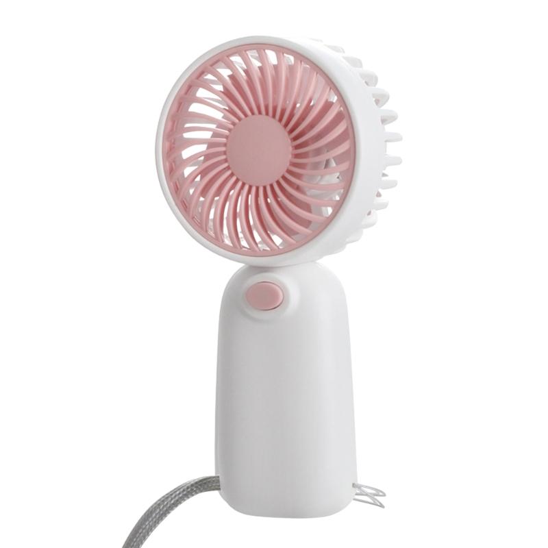 

Rechargeable Pocket Fan Lightweight Portable Cooling Device For Office Camping Commuting With Silents Operations розовый