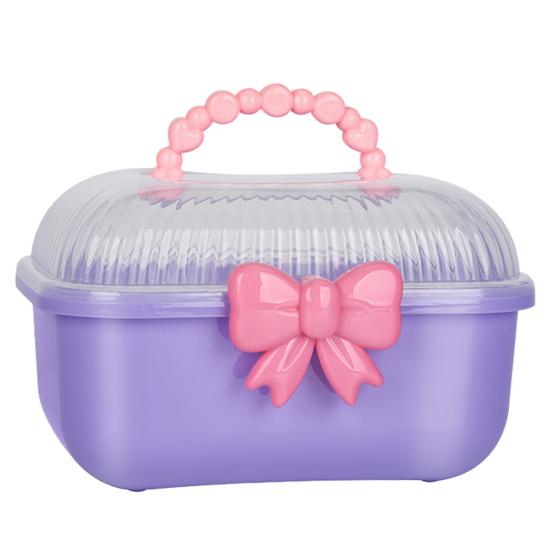 

Портативный ящик для инструментов для ногтей Большой вместимости Двухслойный Многоцелевой Чехол для хранения заколок Органайзер для ювелирных изделий S